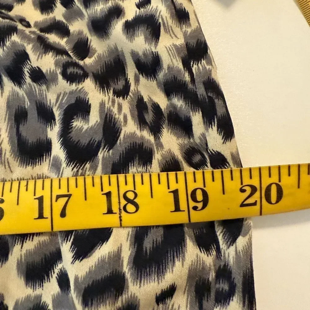 NEW Vine & Love Animal Print True Wrap Pencil Midi Skirt Size S & M NWT